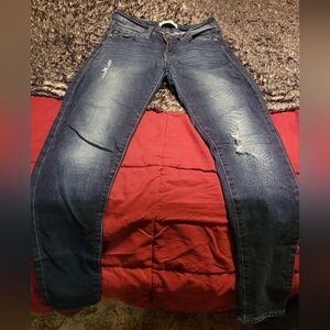 KanCan Women's Skinny Jeans - Dark Blue